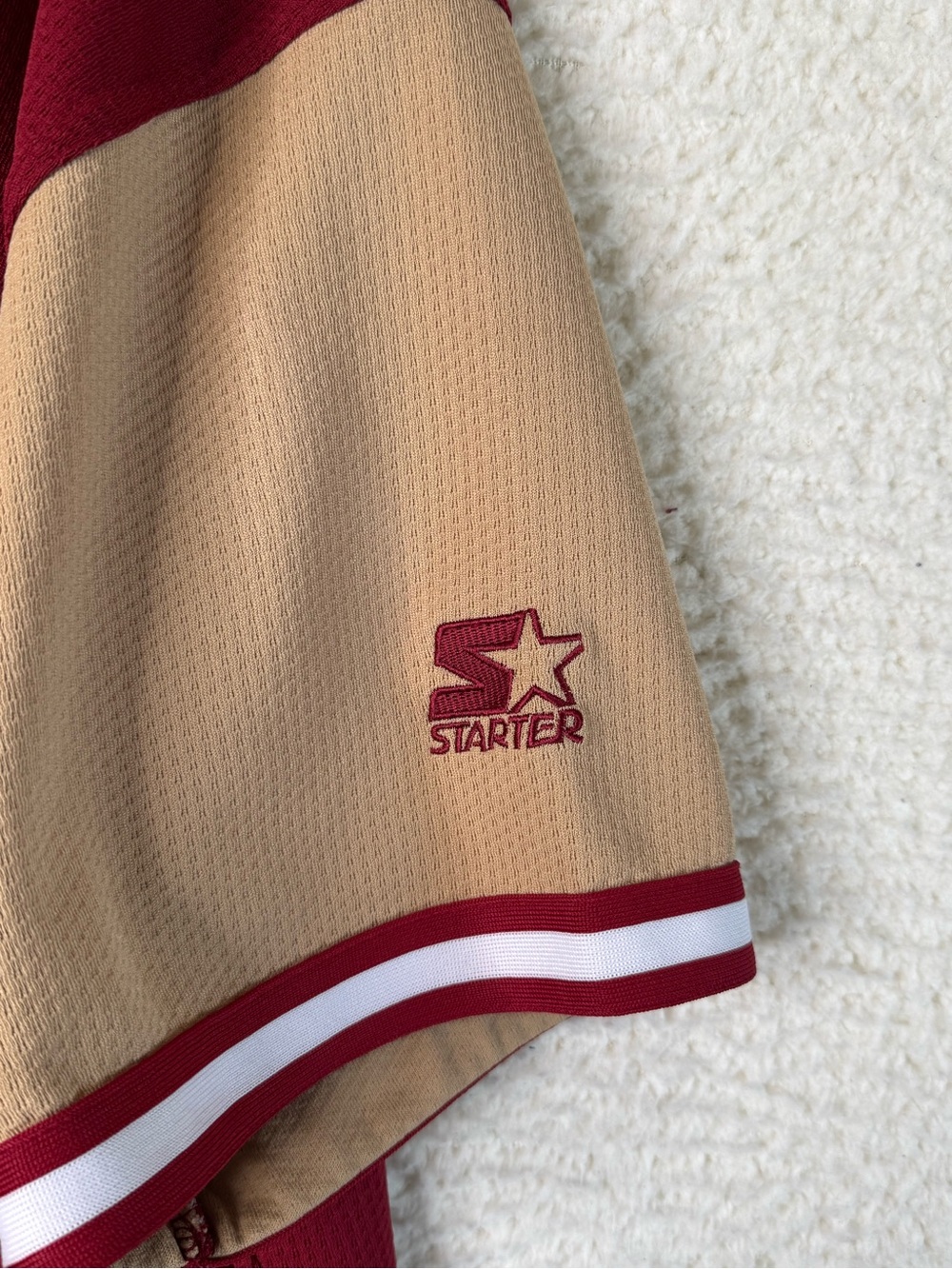 VTG Starter NFL San Francisco 49ers Jerry Rice #80 Baseball Style Jersey Mens 2X - Picture 5 of 15